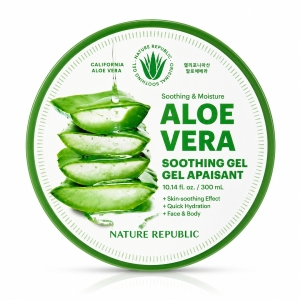 Nature Republic Soothing & Moisture Aloe Vera 92% Soothing Gel - Łagodzący żel z aloesem 300 ml