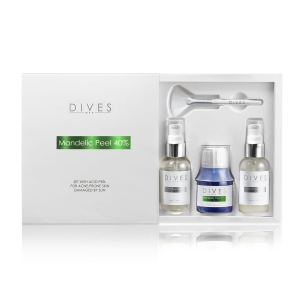 Dives Med. - Mandelic Peel Zestaw peelingujący migdałowy 40% 50ml - uszkodzone opakowanie