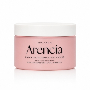 Arencia Fresh Cloud Body & Scalp Scrub Lavender & Pear - Peeling do ciała i skóry głowy z lawendą i gruszką 260 g