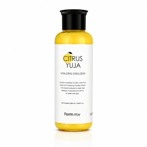 Farmstay Citrus Yuja Face Emulsion - Rewitalizująca emulsja do twarzy z ekstraktem z owoców Yuzu 280 ml