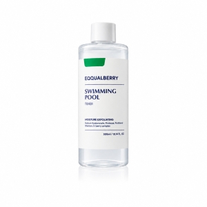 EQQUALBERRY Swimming Pool Daily Facial Toner - Tonik nawilżający z efektem złuszczającym 300 ml