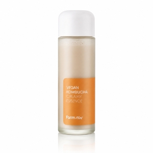 Farmstay Vegan Kombucha Creamy Essence - Kremowa esencja do twarzy z kombuchą 140 ml 