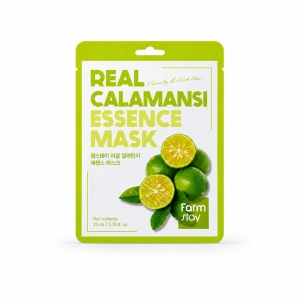 Farmstay Real Calamansi Essence Mask - Rozjaśniająca maska w płachcie na twarz z limonką 1 szt. 