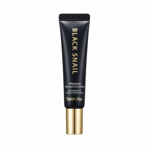Farmstay Black Snail Premium Rolling Eye Serum - Serum pod oczy z ekstraktem ze śluzu czarnego ślimaka 25 ml