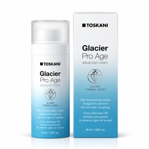 Toskani Glacier Pro Age Advanced Cream - Nawilżający krem przeciwstarzeniowy do twarzy 50 ml