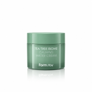 Farmstay Tea Tree Biome Calming Water Cream - Kojący lekki krem ​​z ekstraktem z drzewa herbacianego 80 ml 