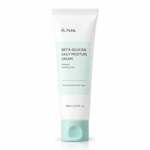 iUNIK Beta Glucan Daily Moisture Cream - Intensywnie nawilżający krem ​​z beta-glukanem 60 ml
