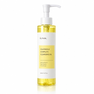 iUNIK Calendula Complete Cleansing Oil - Kojący hydrofilowy olejek myjący z ekstraktem z nagietka 200 ml