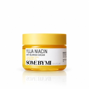 Some By Mi Yuja Niacin Anti Blemish Cream - Nawilżająco-rozświetlający krem do twarzy do skóry z przebarwieniami 60 g - termin ważności 01/01/2027