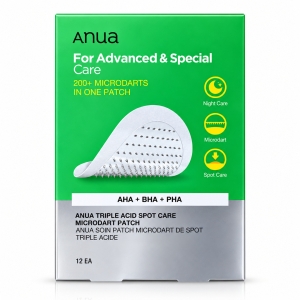 Anua Triple Acid Spot Care Microdart Patch - Mikroigłowe plasterki na niedoskonałości z kompleksem 3 kwasów 12 szt.