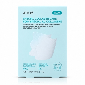 Anua PDRN Collagen Melting Patch For Glass Skin - Płatki kolagenowe nawiżająco-rozświetlające na twarz 4 szt.