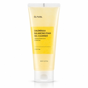 iUNIK Calendula Balancing Foam Gel Cleanser - Żel-pianka oczyszczająca do twarzy z ekstraktem z nagietka 150 ml