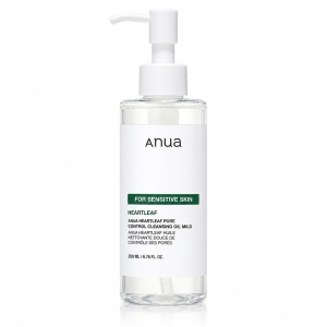 Anua Heartleaf Pore Control Cleansing Oil Mild - Olejek do demakijażu dla skóry wrażliwej 200 ml