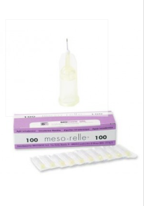 Meso-Relle - Igły do mezoterapii 10szt.-30G 0,3x12mm (AM30G) - termin ważności 01/2027
