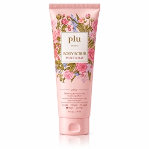 plu Body Scrub Pink Floral - Peeling do ciała o zapachu różowych kwiatów 200 g 