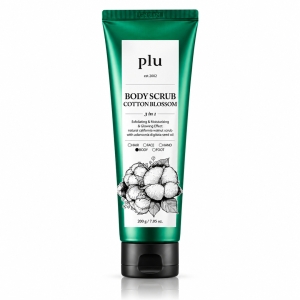 plu Body Scrub Cotton Blossom - Peeling do ciała o zapachu bawełny 200 g 