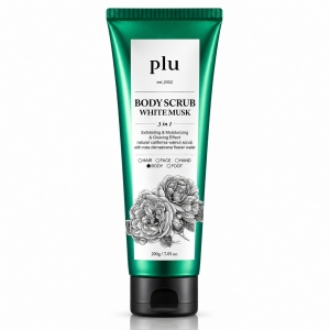 plu Body Scrub White Musk - Złuszczający peeling do ciała z białym piżmem 200 g