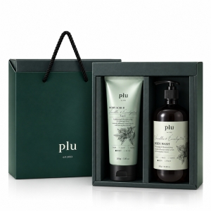 plu Body Scrub & Scrub Wash Gift Set - Zestaw do głębokiego oczyszczania ciała