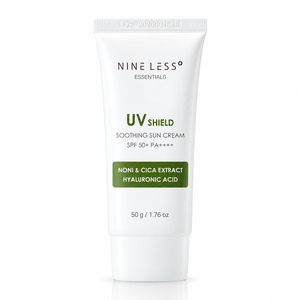 Nine Less Essentials UV Shield Soothing Sun Cream SPF50+/PA++++ - Nawilżający krem z filtrem 50 g