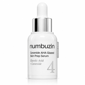Numbuzin No.4 Ceramide AHA Glazed Skin Prep Serum - Mleczne serum złuszczające z AHA, PHA i ceramidami 30 ml