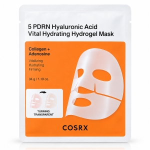 Cosrx 5 PDRN Hyaluronic Acid Vital Hydrating Hydrogel Mask - Nawilżająca maska hydrożelowa w płacie 1 szt 