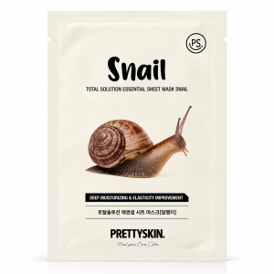 PRETTYSKIN Total Solution Essential Sheet Mask - Regenerująca maska w płachcie ze śluzem ślimaka 23 g