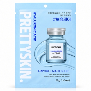 PRETTYSKIN AMPOULE Mask Sheet Hyaluronic Acid - Intensywnie nawilżająca maska w płachcie z kwasem hialuronowym 1 szt