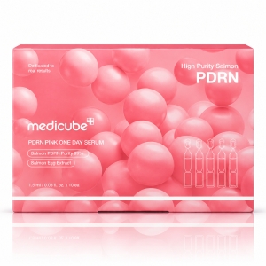 Medicube PDRN Pink One Day Serum - Jednodniowe serum nawilżające z kolagenem i PDRN 10 szt. x 1,5 ml