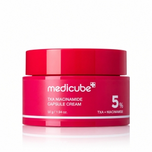 Medicube TXA Niacinamide Capsule Cream - Rozjaśniający kapsułkowy krem do twarzy z niacynamidem 55 g