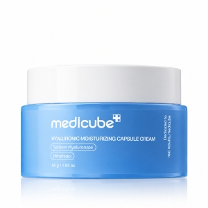 Medicube Hyaluronic Moisturizing Capsule Cream - Kapsułkowy krem nawilżający do twarzy z kwasem hialuronowym i panthenolem 55 g