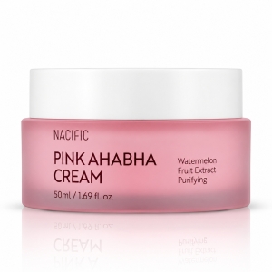 Nacific Pink Ahabha Cream - Wielozadaniowy krem do twarzy z kwasami AHA i BHA 50 ml