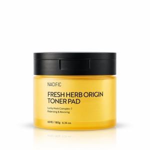 Nacific Fresh Herb Origin Toner Pad - Multifunkcje płatki tonizujące 60 szt.