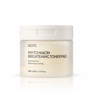 Nacific Phyto Niacin Brightening Toner Pad - Rozjaśniające płatki tonizujące 80 szt.