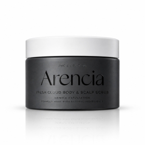 Arencia Fresh Cloud Body & Scalp Scrub Black Tea & Yuzu - Peeling do ciała i skóry głowy czarna herbata i yuzu 260 g