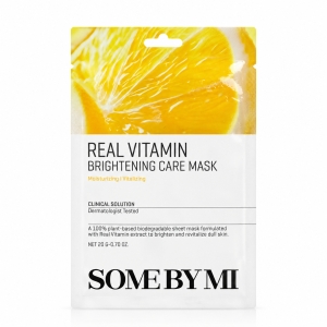 Some By Mi Real Vitamin Brightening Care Mask - Rozjaśniająca maska w płachcie 20 g
