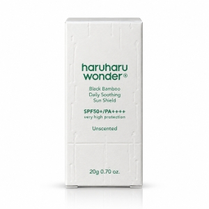 Haruharu Wonder Black Bamboo Daily Soothing Sun Shield SPF 50+/PA++++ - Krem z filtrem w sztyfcie z ekstraktem z liści bambusa 20 g