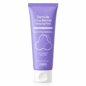 Purito Dermide Cica Barrier Sleeping Pack - Regenerująca kremo-maska na noc 80 ml 