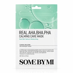 Some By Mi Real AHA BHA PHA Calming Care Mask - Łagodząca maska w płachcie 20 g