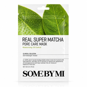 Some By Mi Real Super Matcha Pore Care Mask - Oczyszczająca maska w płachcie 20 g