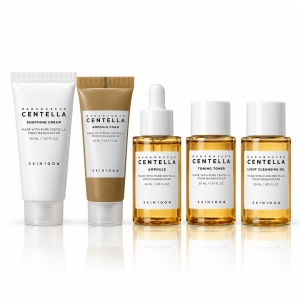 SKIN1004 Madagascar Centella Travel Kit - Mestaw podróżny mini kosmetyków z wąkrotą azjatycką
