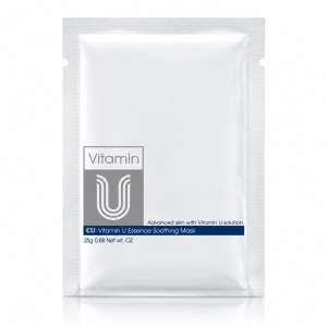 Cu Skin Vitamin U Essence Soothing Mask - Maska regenerująca z witaminą U 1 szt