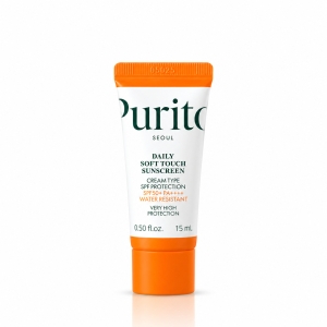 Purito Seoul Daily Soft Touch Sunscreen SPF 50+ PA++++ - Krem przeciwsłoneczny z ceramidami 15 ml