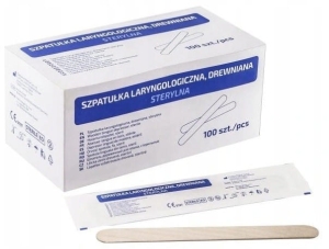 Szpatułki drewniane Sterylne, duże 100szt.
