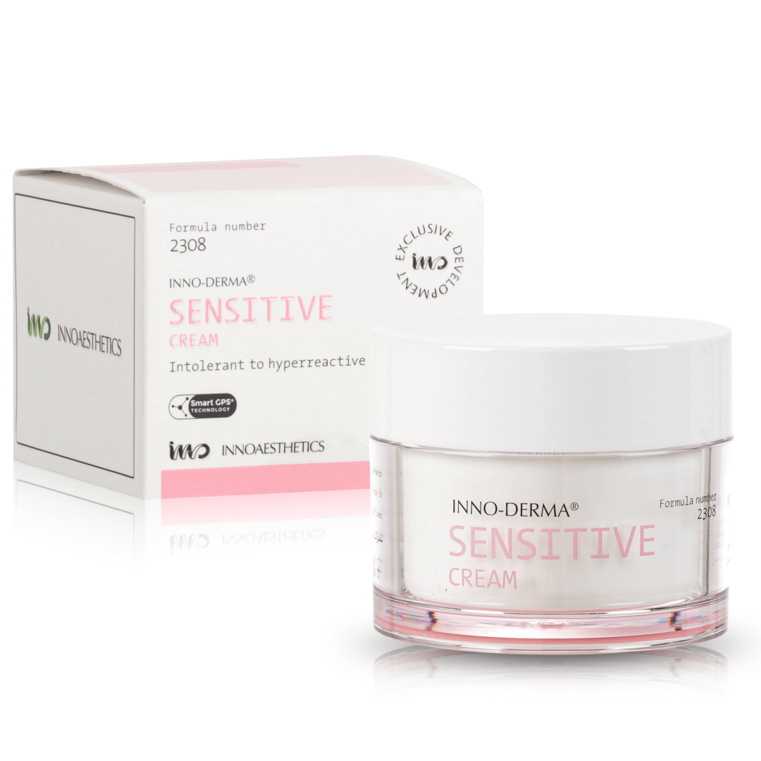 Крем для лица InnoAesthetics INNO-Derma Sensitive Cream лёгкий, увлажняющий, для чувствительной кожи, 50 г
