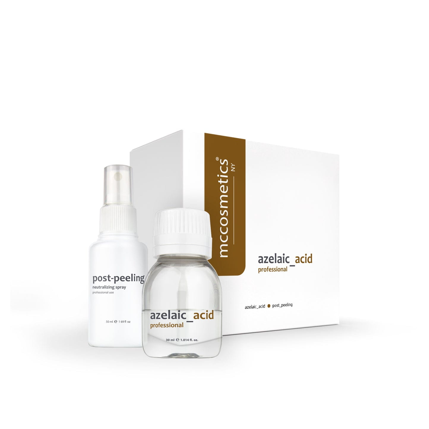Набор для лица MCCosmetics Prof. Azelaic 25% Acid Pack с азелаиновой кислотой 25%, 50 мл + 50 мл