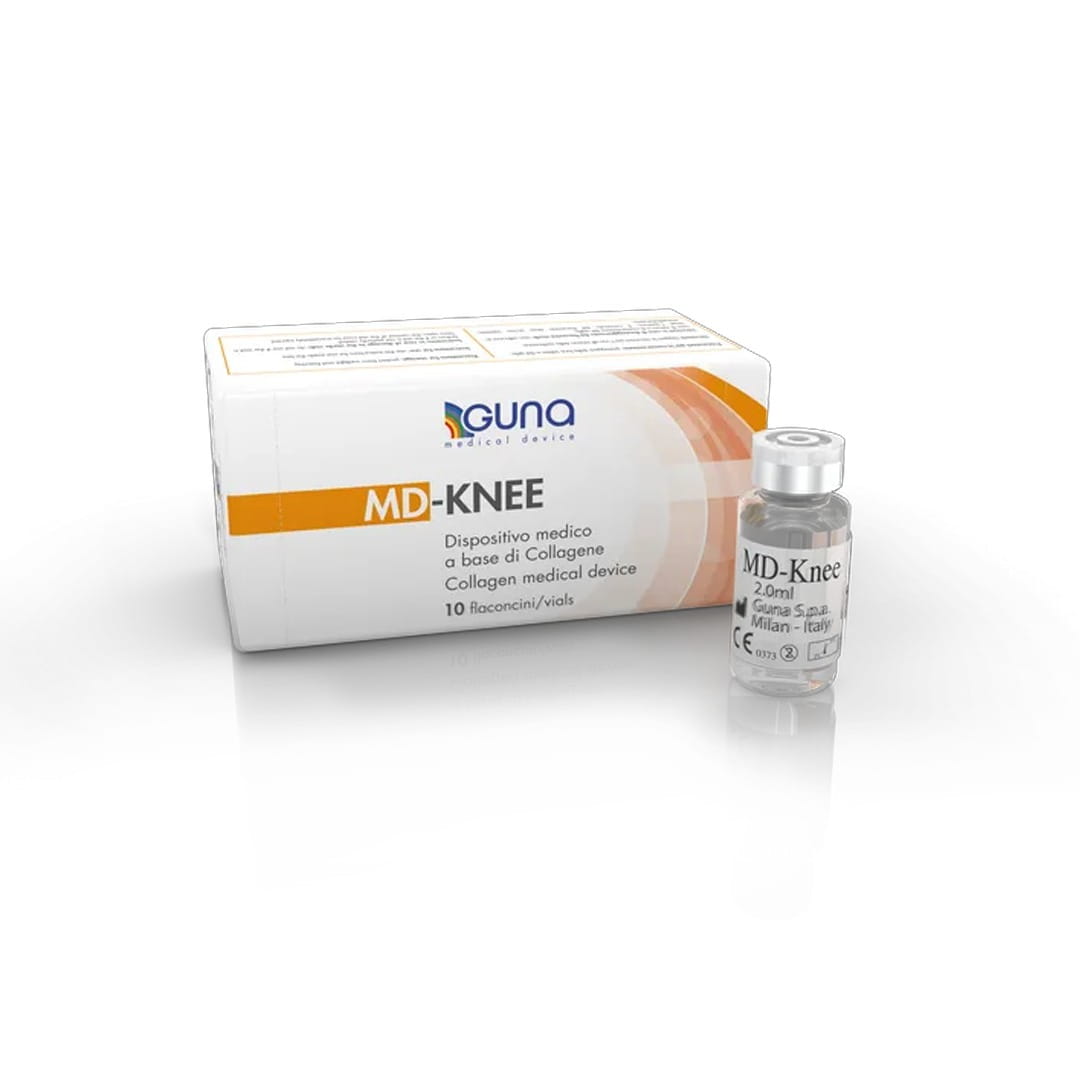 Коллаген для инъекций MD-Knee с арникой, для коленного сустава, 10 ампул по 2 мл