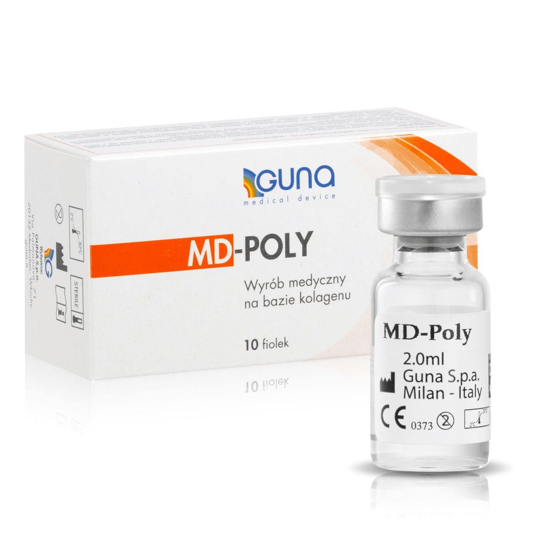Коллаген для инъекций MD-Poly, медицинское изделие, 10 ампул по 2 мл