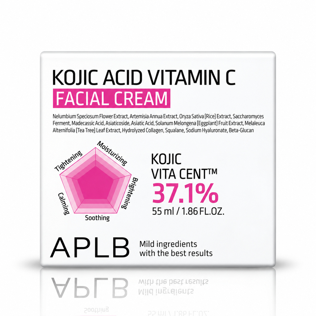 Крем для лица APLB Kojic Acid Vitamin C Facial Cream с койевой кислотой и витамином C, против пигментации, 55 мл — фото 2