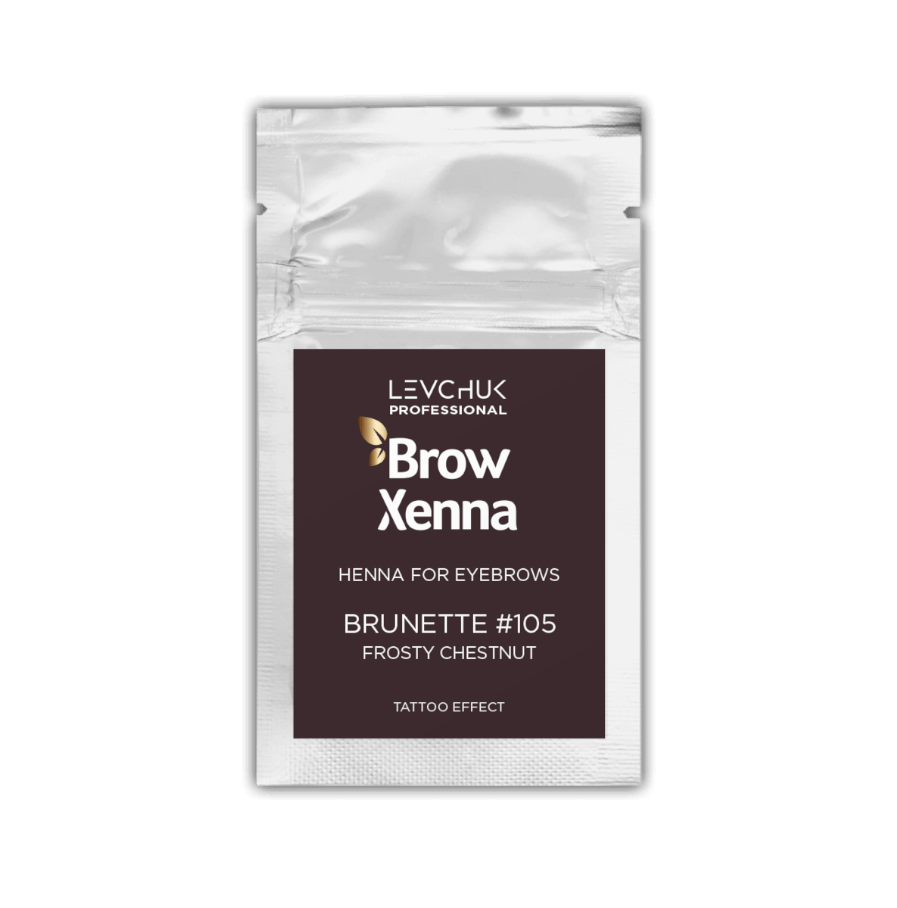 Хна для бровей Levchuk Professional Brow Henna в саше, оттенок 105 Frosty Chestnut