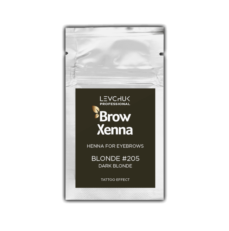 Хна для бровей Levchuk Professional Brow Henna в саше, оттенок 205 Dark Blond